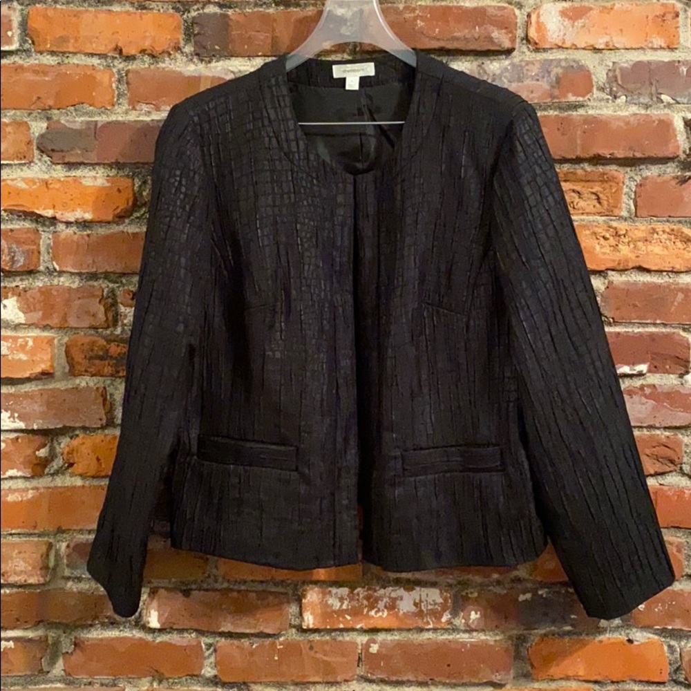 dressbarn Black Suit jacket/blazer